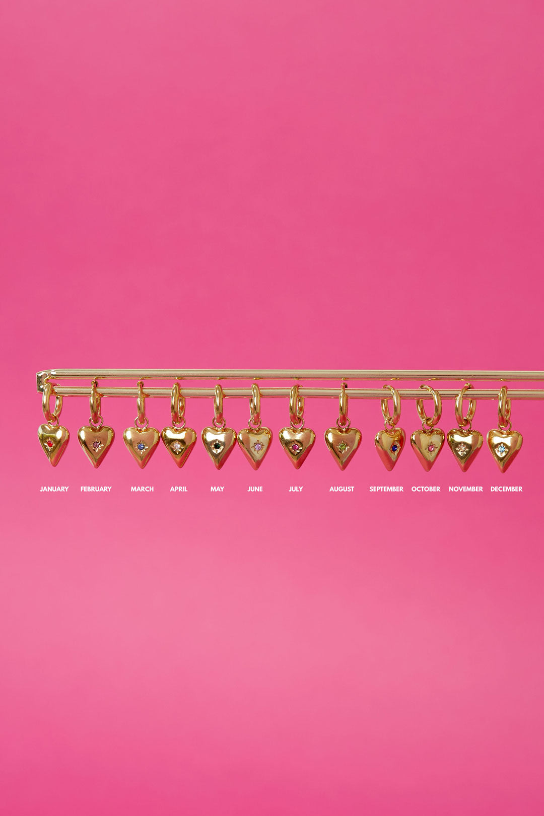 Geboortesteen oorbel